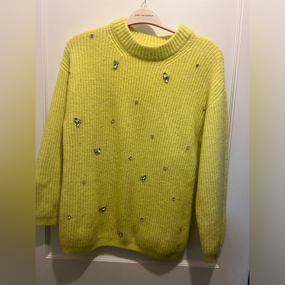 ASOS holiday festive sweater with rhinestone gems